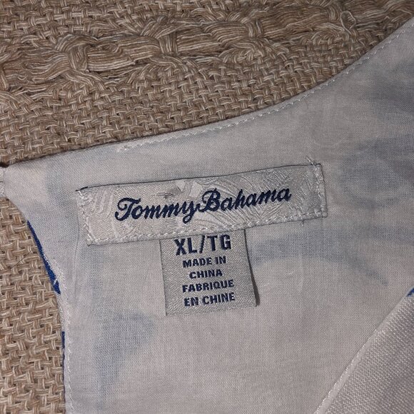 Tommy Bahama 100% Linen Sleeveless Floral Dress – Size XL - Picture 5 of 5